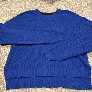 rag & bone Vibrant Blue Crewneck Sweater